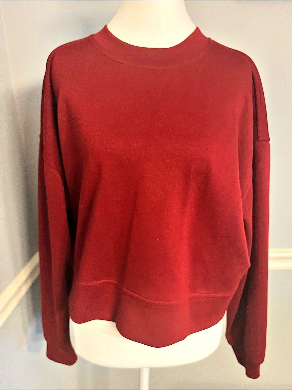 Lululemon dark red “All yours” crew pullover